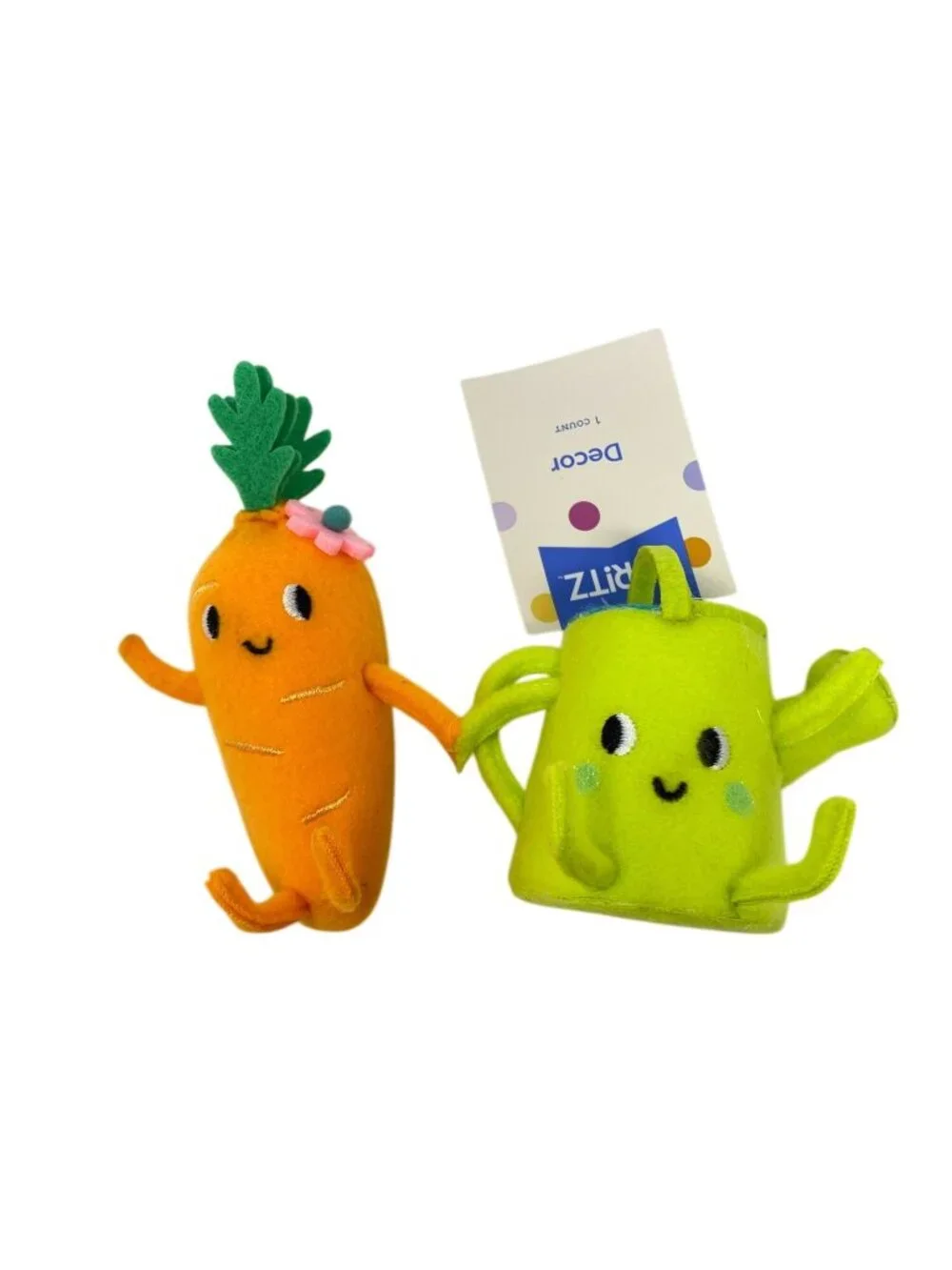 Target Carrot And Watering Can Duo Easter Decorative Felt Figural - Spritz™